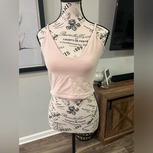 Size small pink crop top tank by Groceries apparel